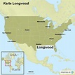 StepMap - Karte Longwood - Landkarte für USA