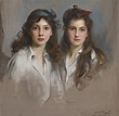 Sisters the princesses Xenia and Nina Georgievna. By Philip Alexius de ...