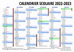 Calendrier Mensuel Année Scolaire 2022 2023 - Calendrier Paques 2022