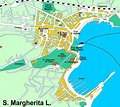 a map of the city of s margherita l and its surrounding water