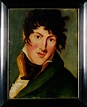 Das Bildnis von Julius August Walther von Goethe, gemalt von C. Bardua ...