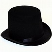 Negro De Fieltro Sombrero De Copa - $ 956.67 en Mercado Libre