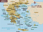Map of Greece: offline map and detailed map of Greece