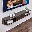 QYJ-Floating shelf Estantes flotantes para TV, para Colgar en la Pared ...