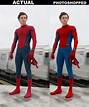 Altered the colors of the Homecoming suit to make it feel more like ...