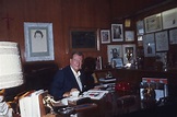 Actor John Wayne at home at his family home in Newport Beach ...