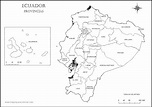 Mapa del Ecuador para dibujar - Ecuador Noticias