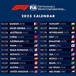 Calendario F1 2023 Horarios Comboios - IMAGESEE