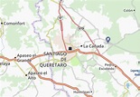 MICHELIN Santiago de Querétaro map - ViaMichelin