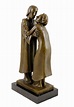 Moderne Bronze - Das Wiedersehen - 1930 signiert Ernst Barlach