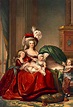 Pintura en porcelana de María Antonieta con sus hijos | Marie antoinette children, Art history ...