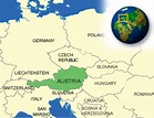 Location Of Austria In World Map - United States Map