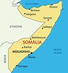 Somalia Map with Cities and Regions | Mappr