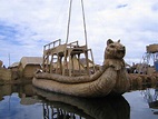 Un barco de totora | Un espectacular barco de totora, hecho … | Flickr