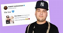 Rob Kardashian admits he 'misses himself' in heartbreaking tweet ...