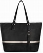 David Jones - Women's Tote Shopper Bag - Large Capacity Shoulder Bag ...