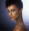 Iman 1980 | Black woman model, Iman model, Purple makeup