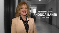 Rep. Rhonda Baker Vlog - YouTube