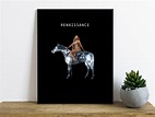 Beyonce Renaissance Album Cover Poster Horse Print Break My - Etsy