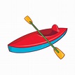 icono de kayak, estilo de dibujos animados 14411087 Vector en Vecteezy