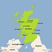 Map of Scotland in Europe | Scotland vacation, Scotland, Edinburgh scotland