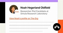 Noah Hegerland Oldfield - Researcher Phd Candidate at Simula Research ...