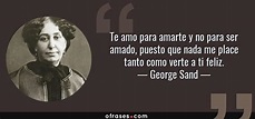 Frases y citas célebres de George Sand 📖