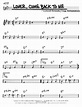 Lover, Come Back To Me | Sheet Music Direct