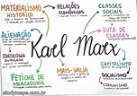 MAPA MENTAL ESQUEMATIZADO SOBRE KARL MARX - STUDY MAPS