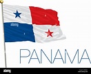 Bandera oficial de Panamá, ilustración vectorial Imagen Vector de stock ...