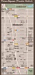 Map of Times Square - Ontheworldmap.com