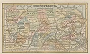 vintage maps of pennsylvania | 1850's Pennsylvania Maps | Map, Vintage ...