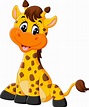 bonito desenho de girafa de ilustração 7916864 Vetor no Vecteezy