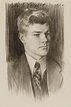 1924 Harold Irving Pratt, Jr. ( at age 20 ) charcoal on cream paper 60 ...