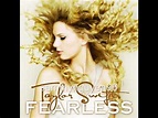 Fearless - Taylor Swift ( Karaoke version ) - YouTube