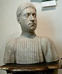 a portrait bust of Piero de Medici (1453), notable as "the oldest ...