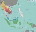 Map of Southeast Asia Region | Maps of Asia Regional Political City