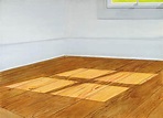 Sylvia Plimack Mangold, Floor with Light at Noon - Farnsworth Art Museum