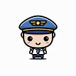 Premium Vector | Design of cute pilot characters | Pilot, Mascot design ...