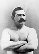John L. Sullivan (1858-1918). The most famous American boxer of the ...