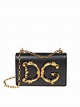 Dolce & Gabbana Leather Black D&g Bag With Baroque Logo - Lyst