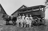 Horse-Drawn School Bus in Webster, Iowa, 1928 | State Historical ...