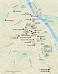 Large detailed tourist map of Warsaw city. Warsaw city large detailed ...