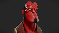 Hellboy Bust - 3D model by MatthewKean [c978cab] - Sketchfab