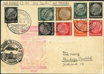 Dt. Reich, S 147 u.a., Zeppelin-Karte, Kasselfahrt (Sieger 460) (5598 ...