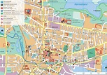 Horsens city center map - Ontheworldmap.com