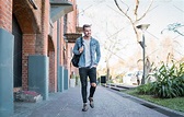 Man walking on the street. | High-Quality Stock Photos ~ Creative Market