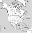 Online Maps: Blank map of North America