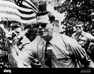 George Lincoln Rockwell, leader of the American Nazi Party at an ...