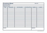 Printable Small Business Inventory Template - Free Printable Templates
